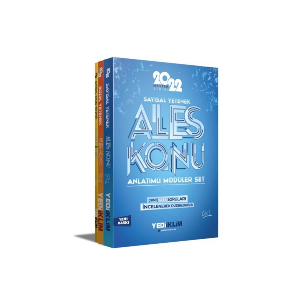 Ales 2022 Modüler Set 3 Kitap  Yediiklim