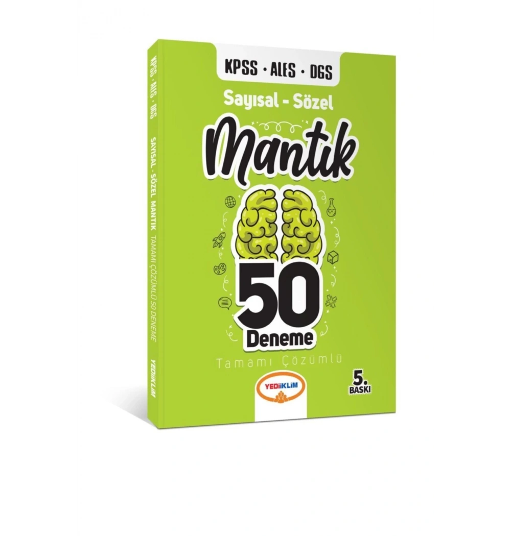 2021 Kpss Ales Dgs Sayısal Sözel Mantık Çözümlü 50 Deneme Yediiklim