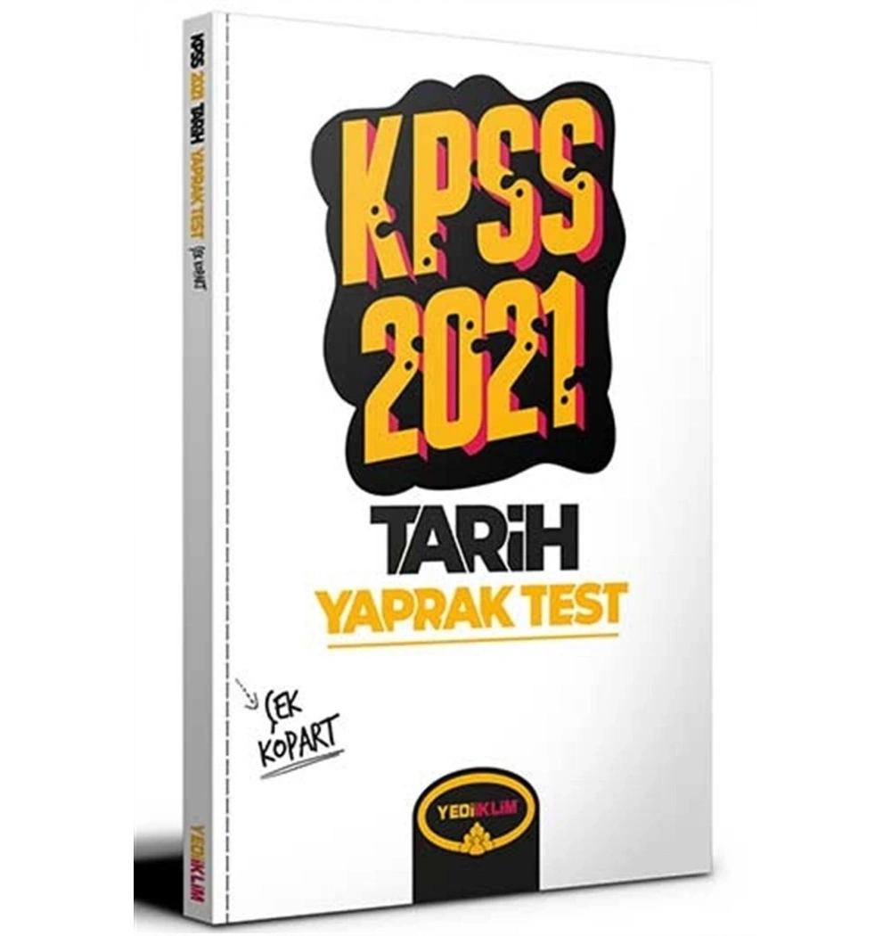 Kpss 2021 Tarih Yaprak Test Yediiklim