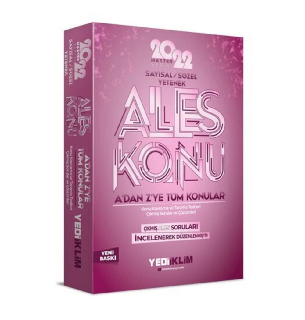 Ales 2022 Konu Anlatım  Yediiklim