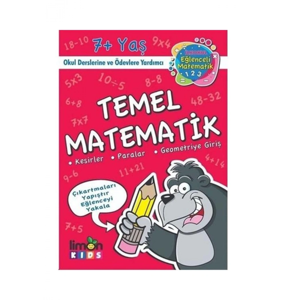 Temel Matematik 7+Yaş Limon Kids