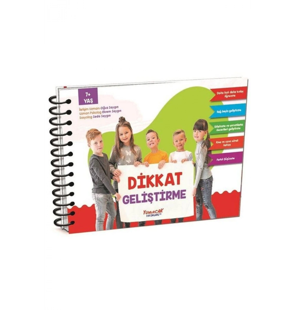 Dikkat Geliştirme 7+Yaş Yumurcak Yayınları