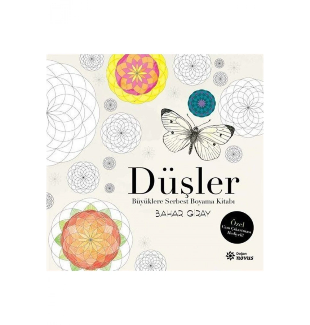 Düşler Büyüklere Serbest Boyama Kitabı Doğan Novus