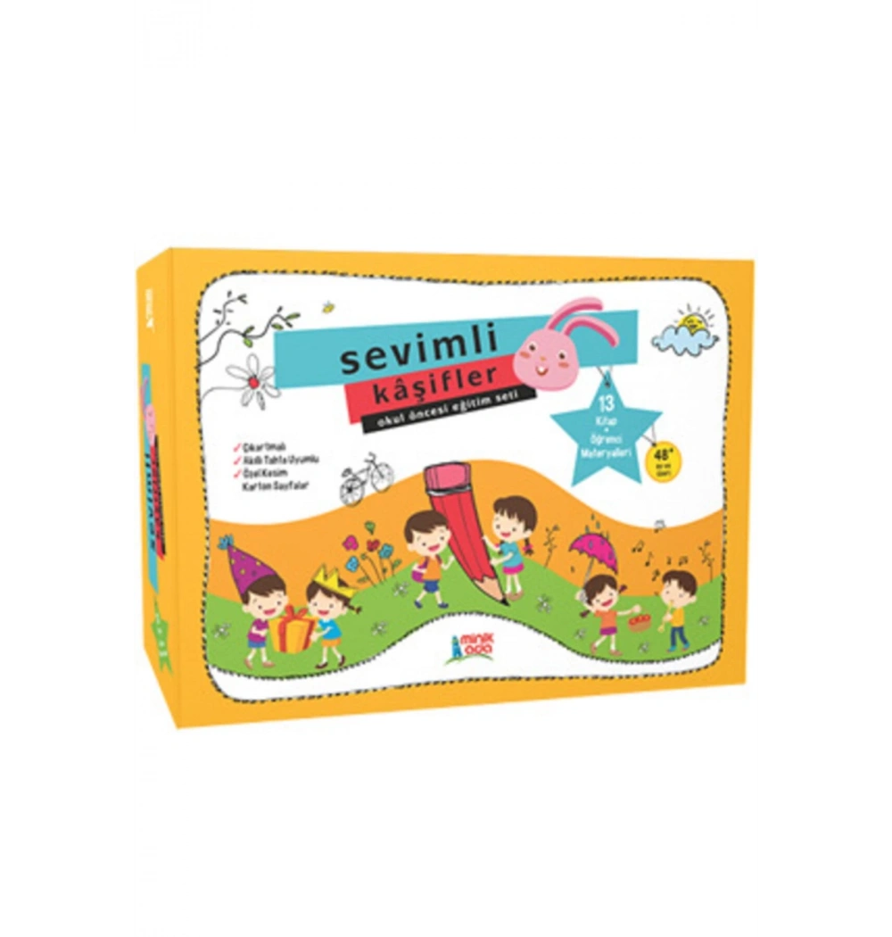 Sevimli Kaşifler Okul Öncesi Eğitim Seti Minik Ada Yayın