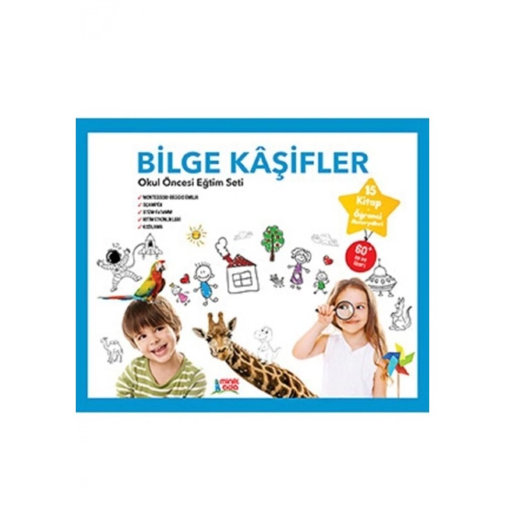 Bilge Kaşifler Okul Öncesi Eğitim Seti Minik Ada Yayın