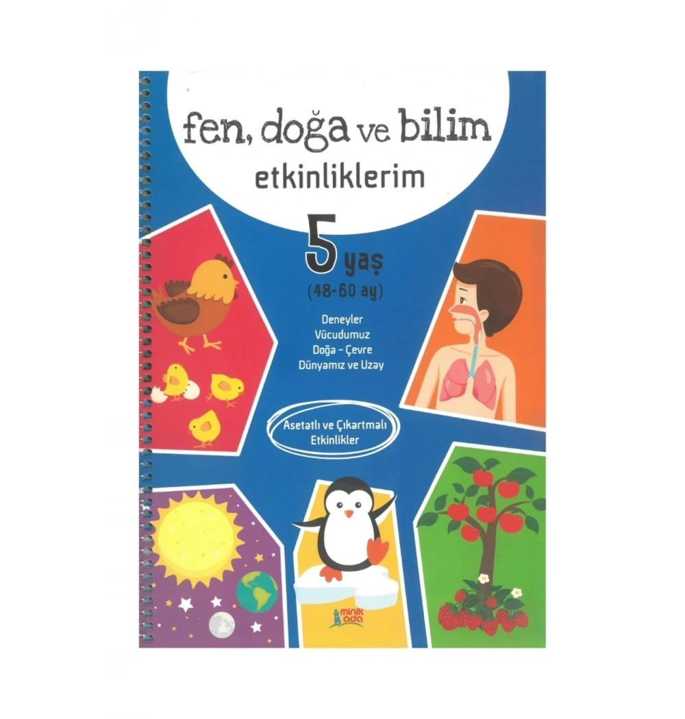 Fen Doğa Ve Bilim Etkinliklerim 4+Yaş Minik Ada