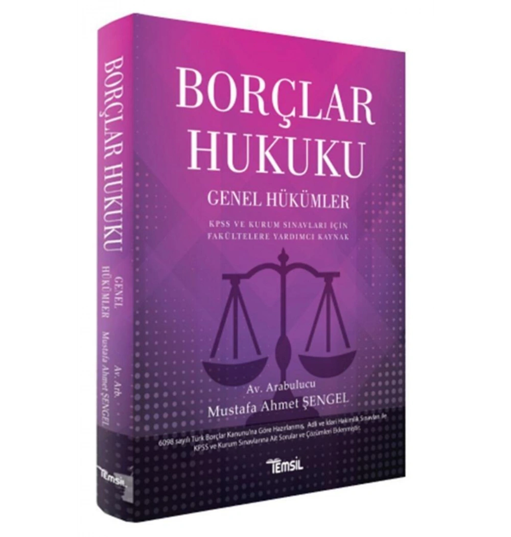 Borçlar Hukuk Genel Hükümler- Mustafa Ahmet Şengel