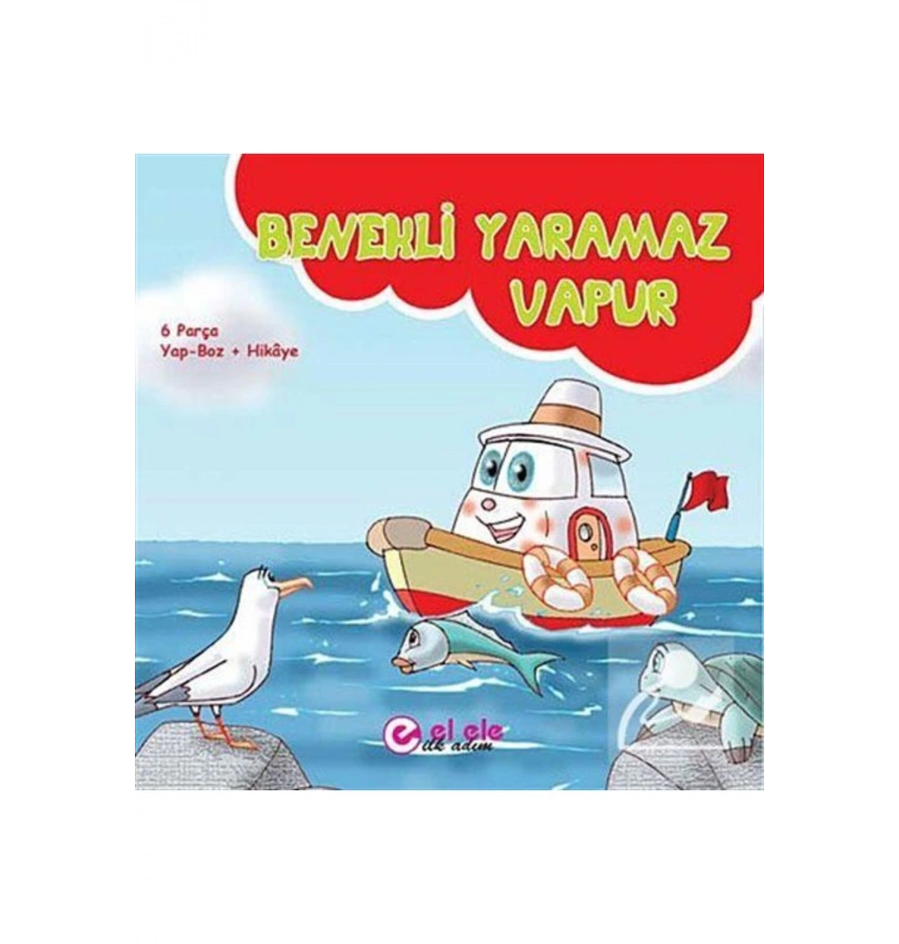 Benekli Yaramaz Vapur-Yapboz Hikaye  15*15 K023
