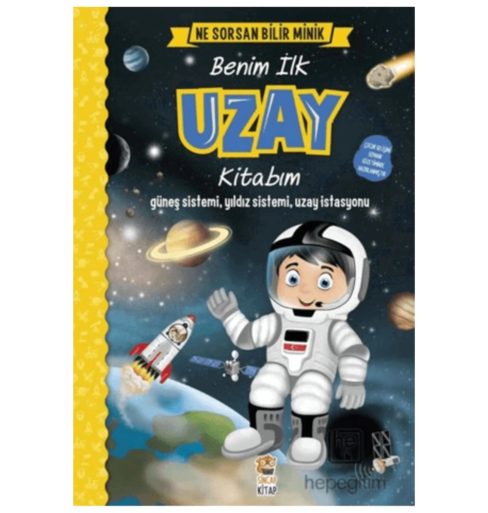İngilizce Destekli Benim İlk Uzay Kitabım Ne Sorsan Bilir Sincap Kitap