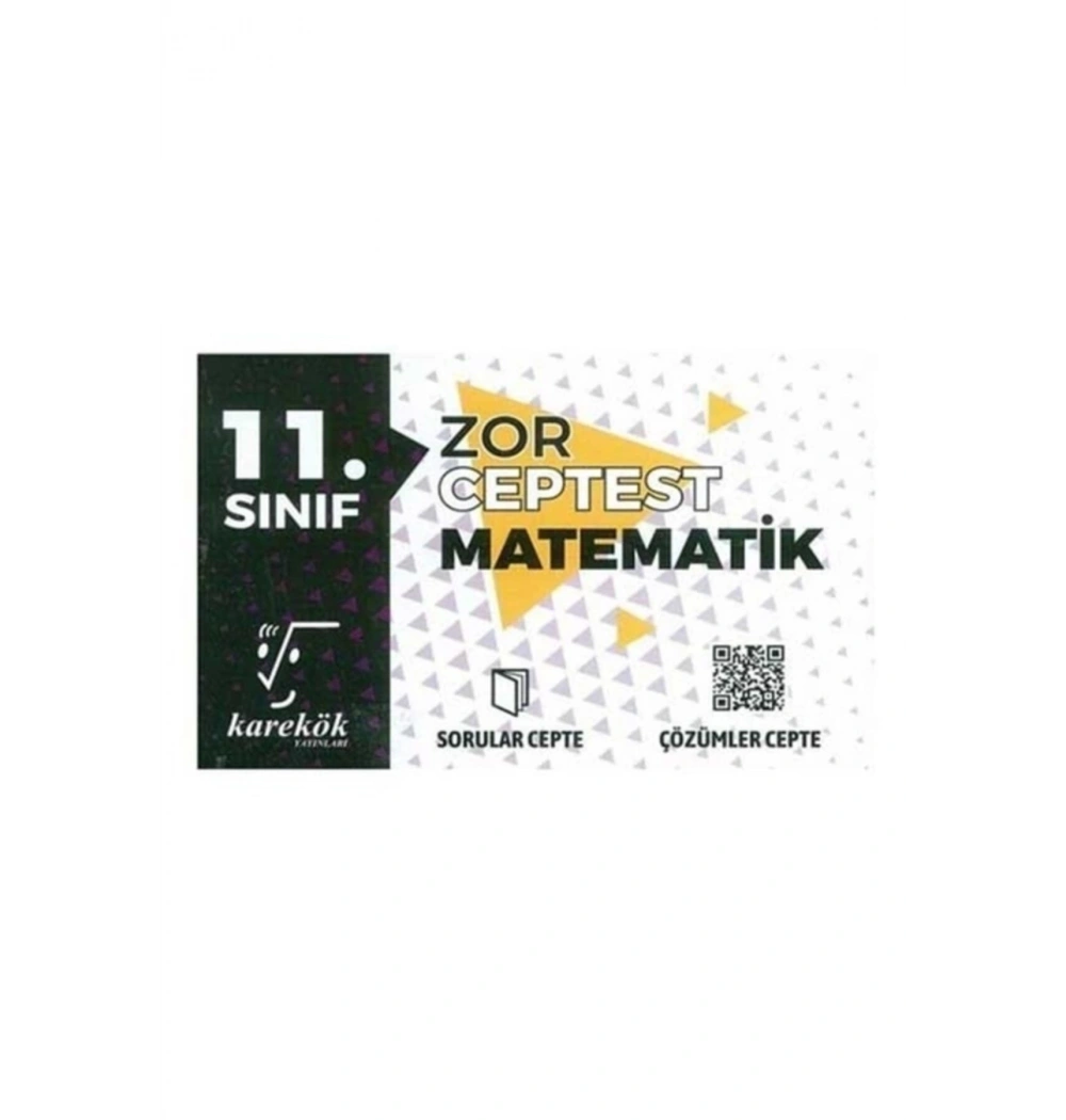 Karekök 11.Sınıf Matematik Cep Test Zor
