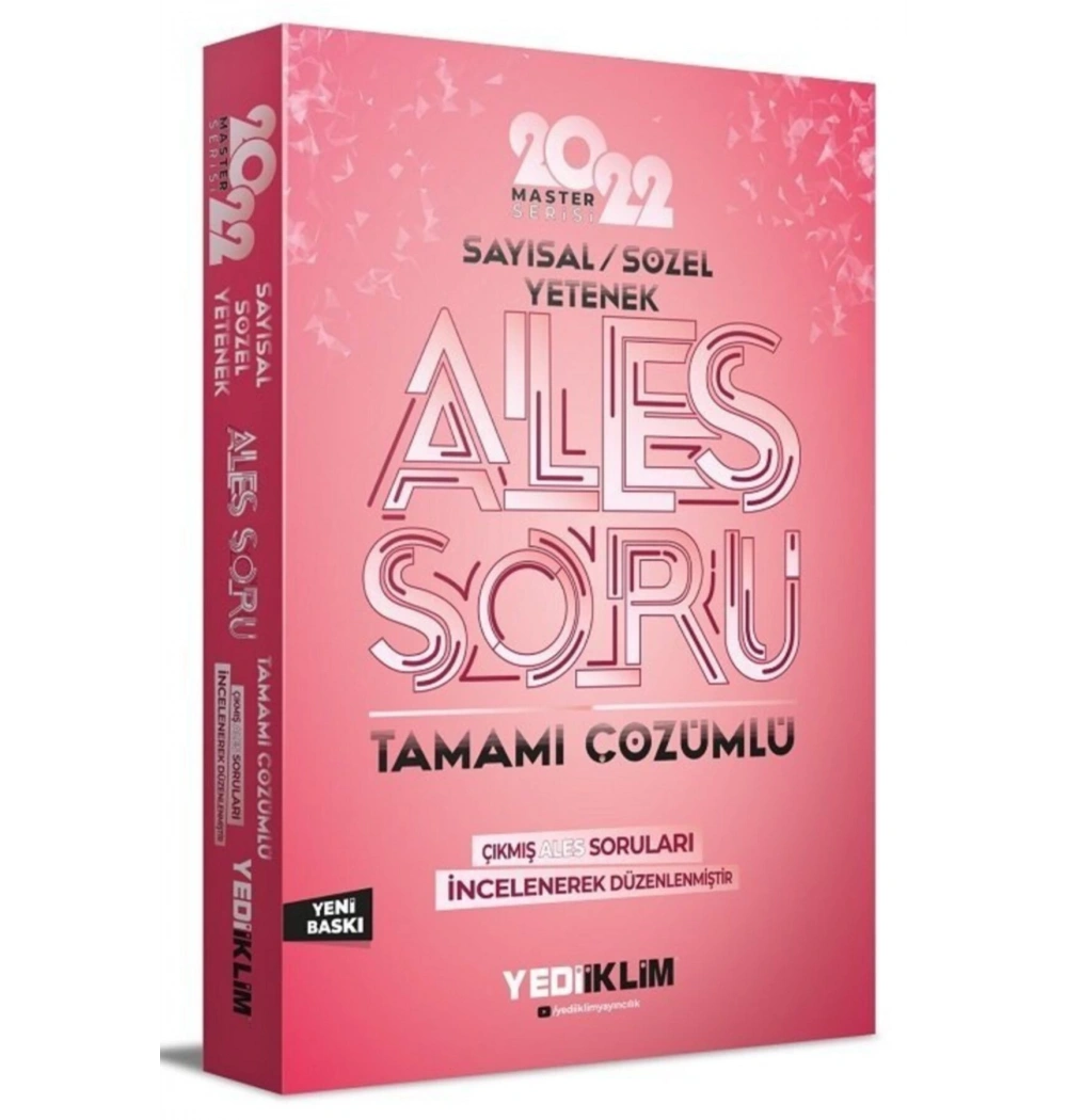 Ales 2022 Sayısal Sözel Çözümlü Soru Bankası  Yediiklim
