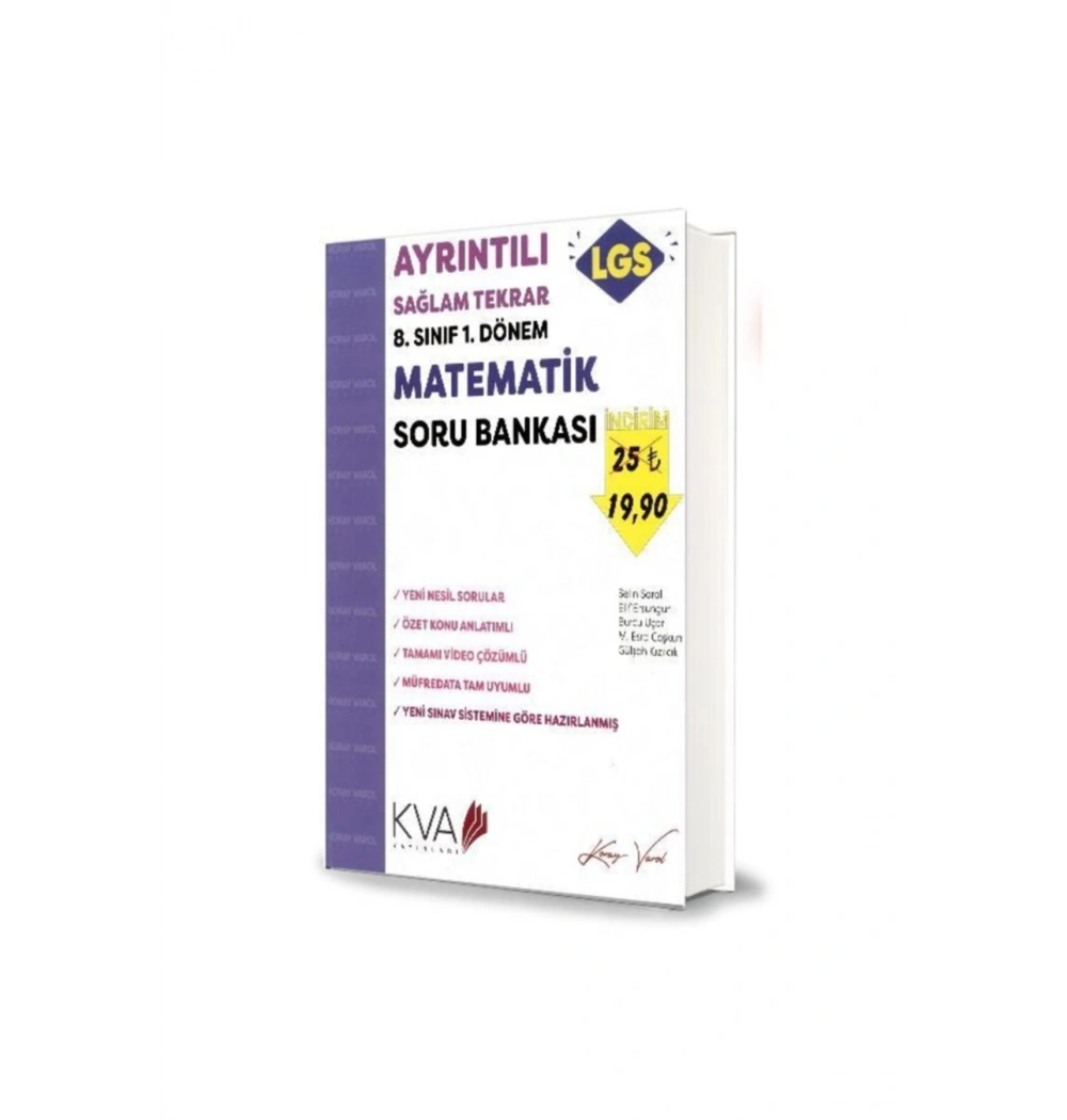 *Kampanya* Lgs 1.Dönem 8.Sınıf Matematik Soru Bankası 2020  K.Varol