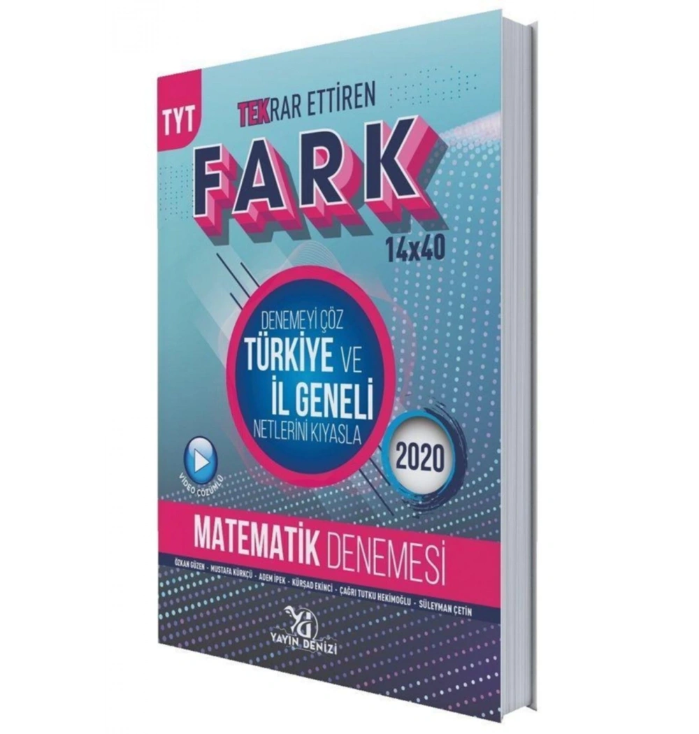 Tyt Matematik 14X40 Tekrar Ettiren Fark Denemeleri Yayın Denizi