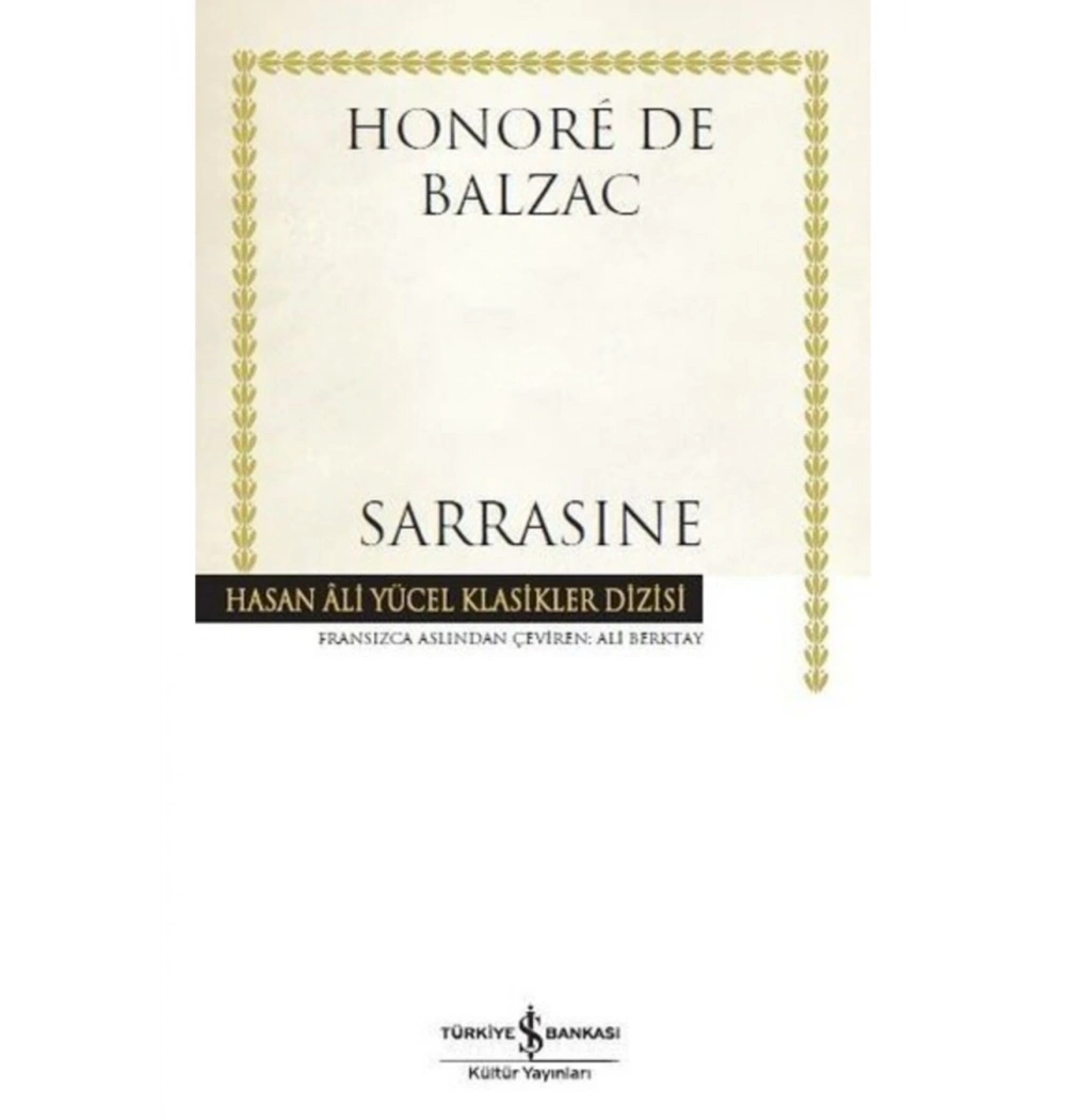 Sarrasıne Honorede Balzac İş Bankası