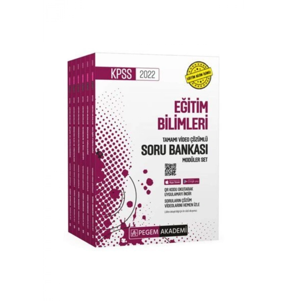 Pegem Kpss 2022 Eğitim Bilimleri Soru Bankası 6 Lı Set