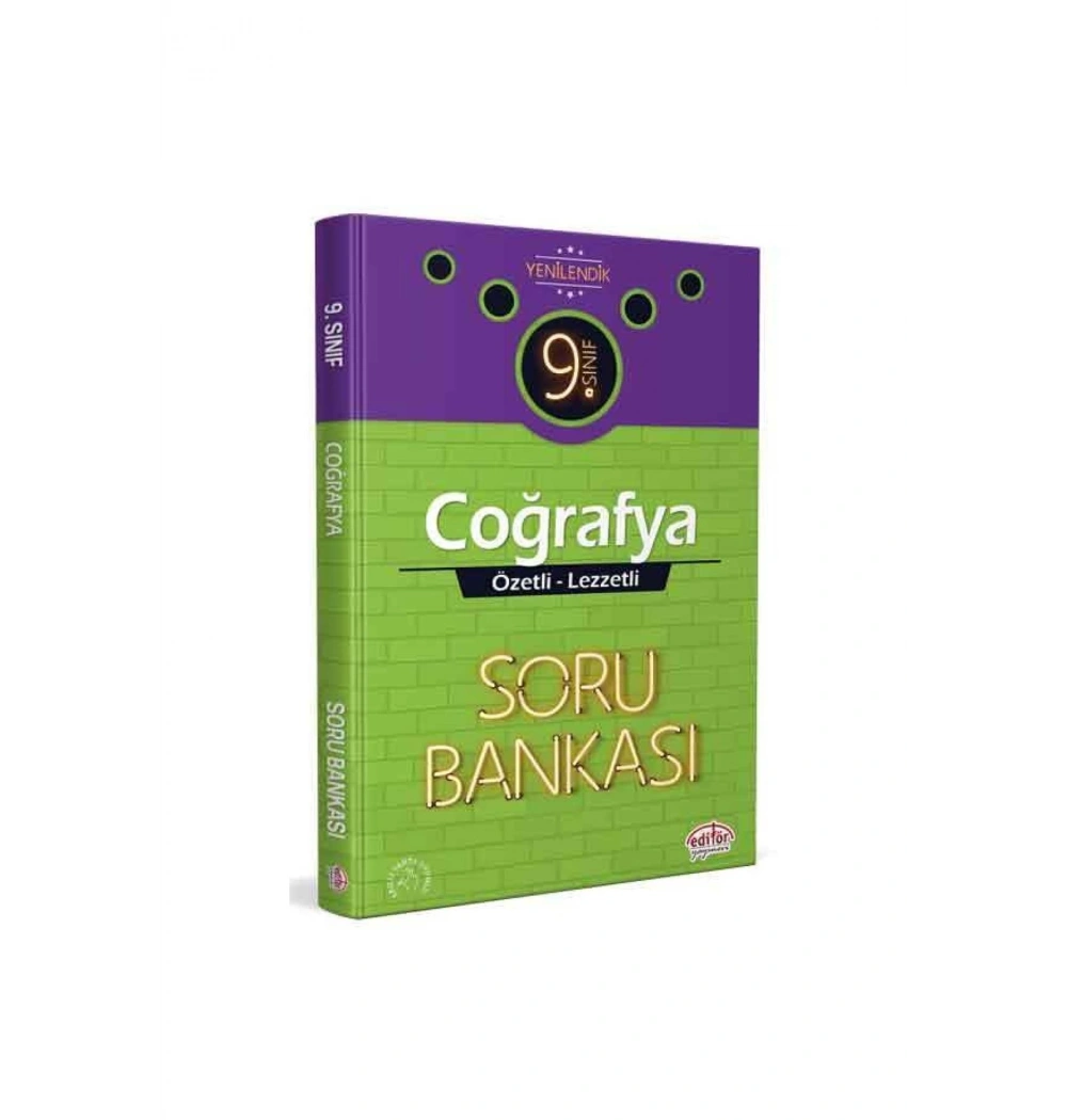 Editör 9.Sınıf Coğrafya Özetli Lezzetli Soru Bankası