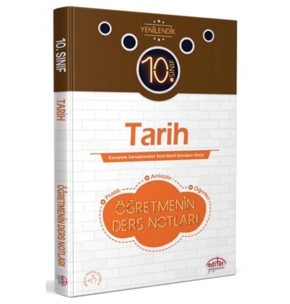 Editör 10.Sınıf Tarih Öğretmenin Ders Notları