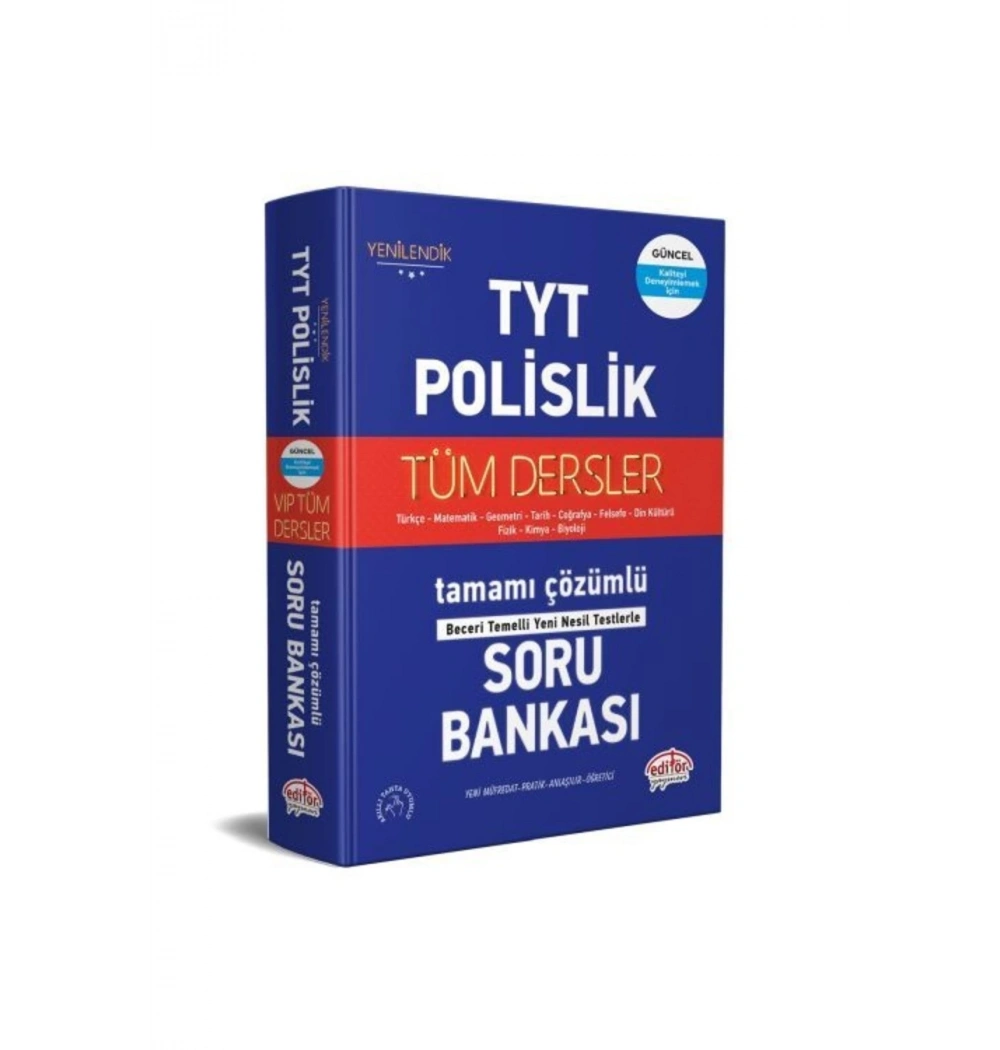 Editör Tyt Polislik Tüm Dersler Çözümlü Soru Bankası