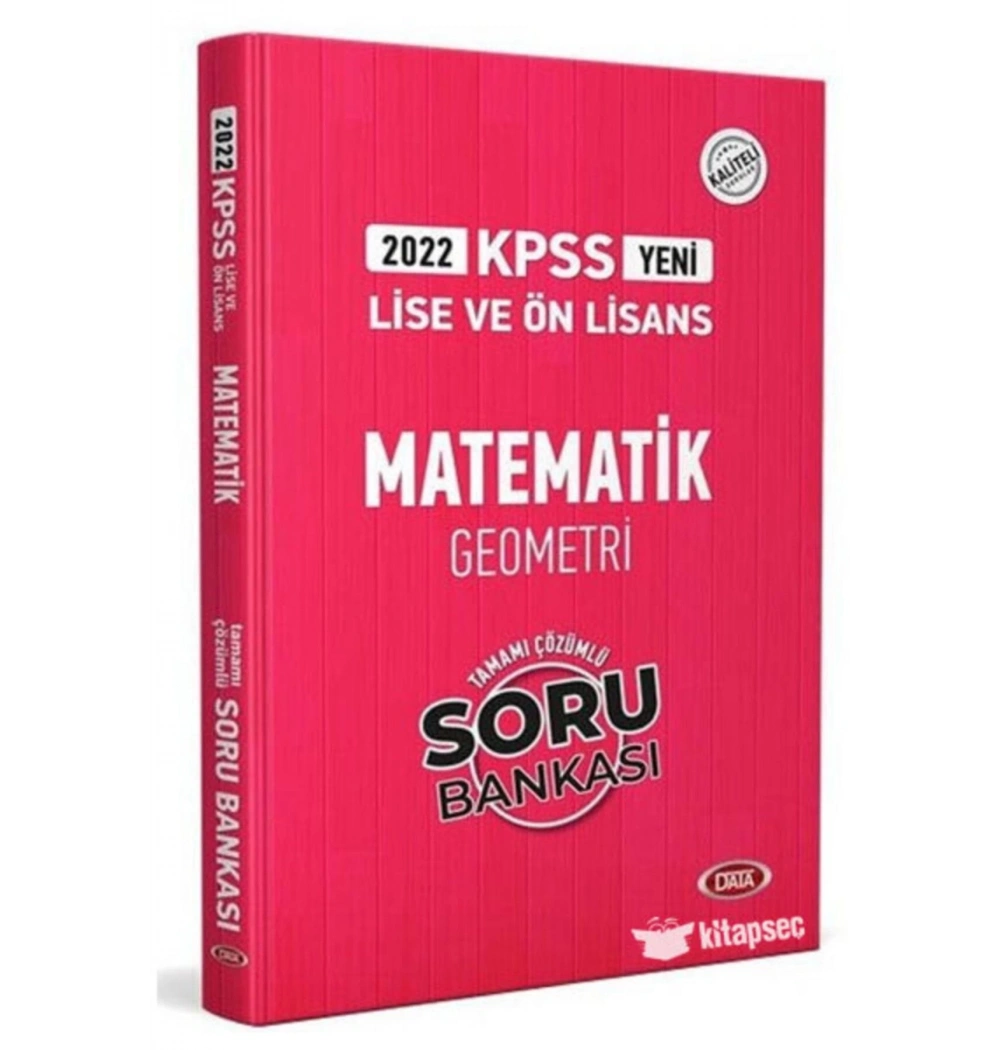 Data 2022 Kpss Lise Önlisasn Matematik Geometri Soru Bankası