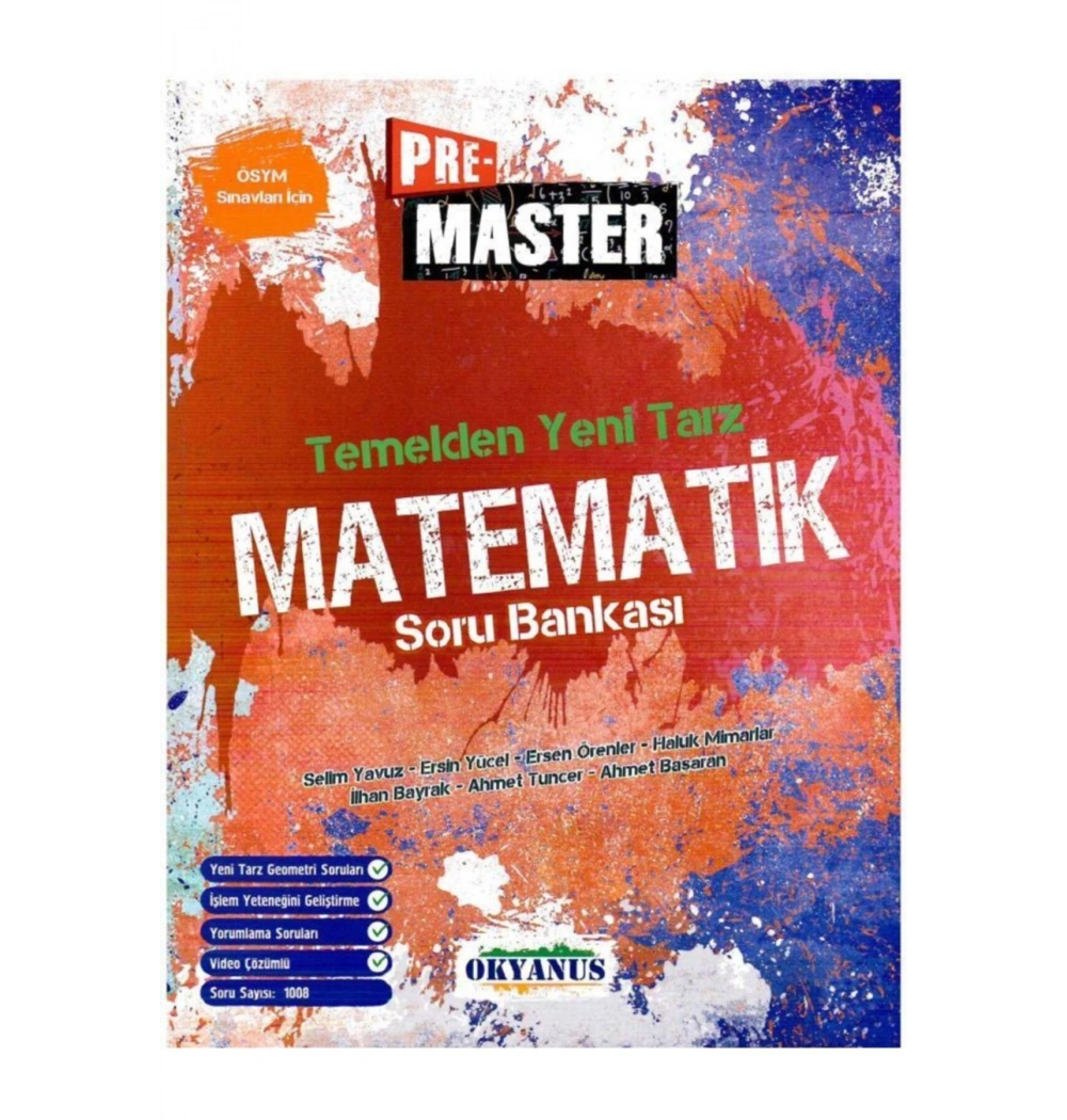 Okyanus Pre Master Yeni Tarz Matematik Soru Bankası