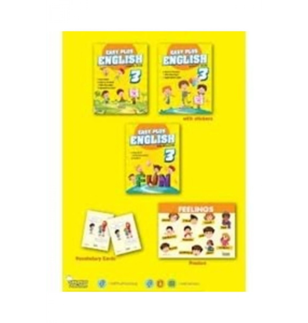 3.Sınıf Easy Plus Englısh Set 3 Kitap+ Flash Kart      Selimer