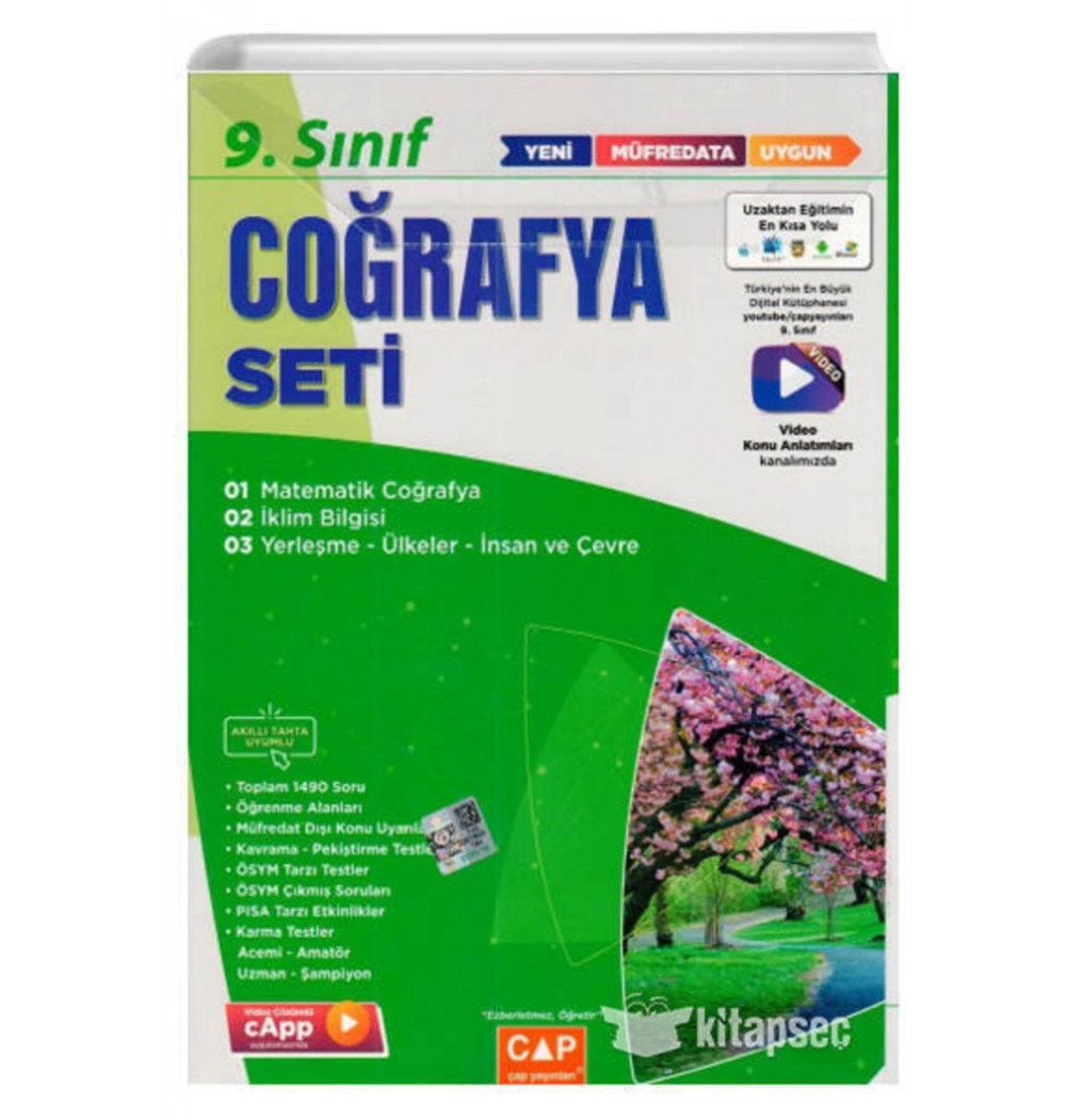 Çap 9.Sınıf Coğrafya Anadolu Set 3 Lü