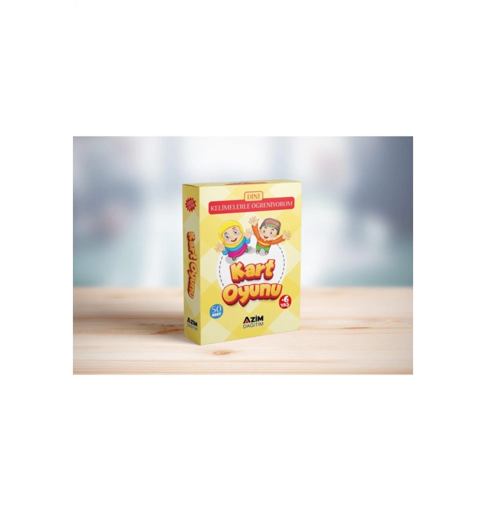 Dini Kart Oyunu Kelimelerle Öğreniyorum Mini Set 6+Yaş  Azim Dağıtım