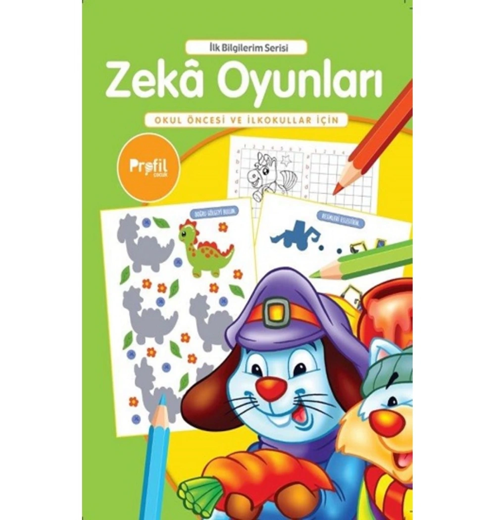 Zeka Oyunlari Boyama Ilk Bilgilerim Serisi Profil Kitap