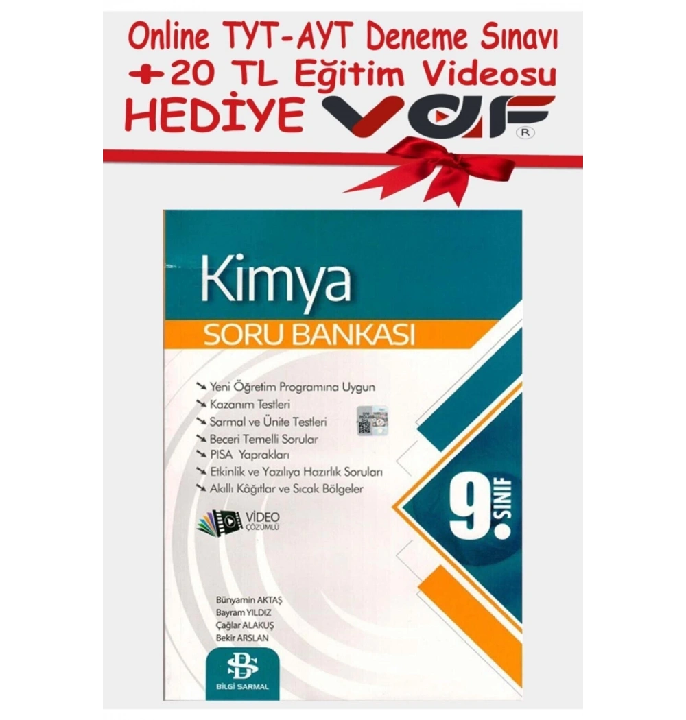 9.Sınıf Kimya Soru Bankası  Bilgi Sarmal