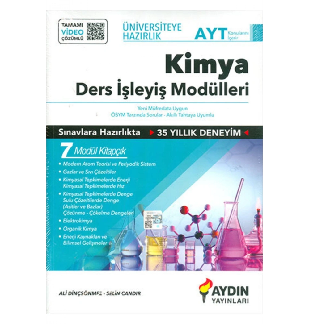 Aydın Ayt Kimya Ders İşleyiş Modülleri Set