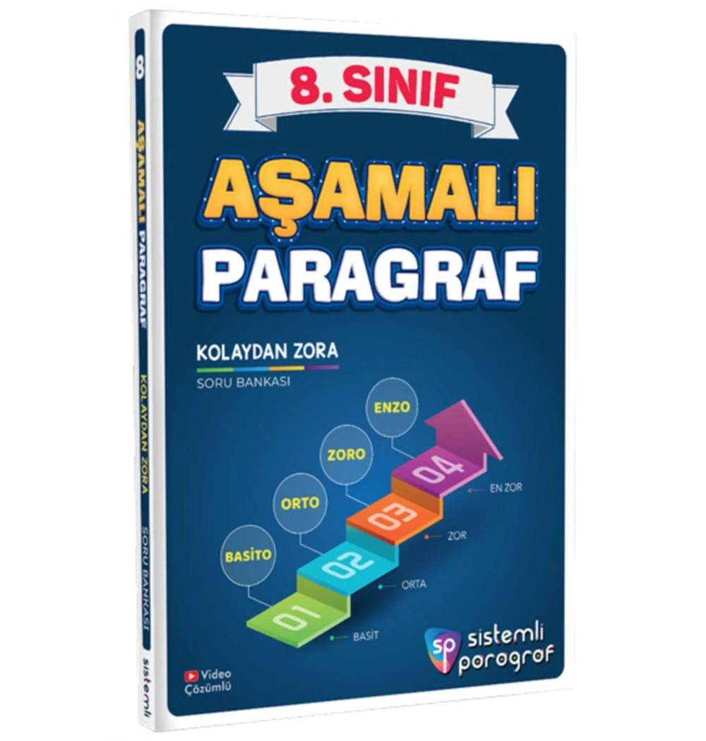 Tonguç 8.Sınıf Aşamalı Paragraf Kolaydan Zora