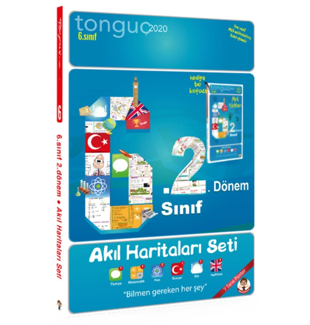Tonguç 6.Sınıf 2.Dönem Akıl Haritaları Seti