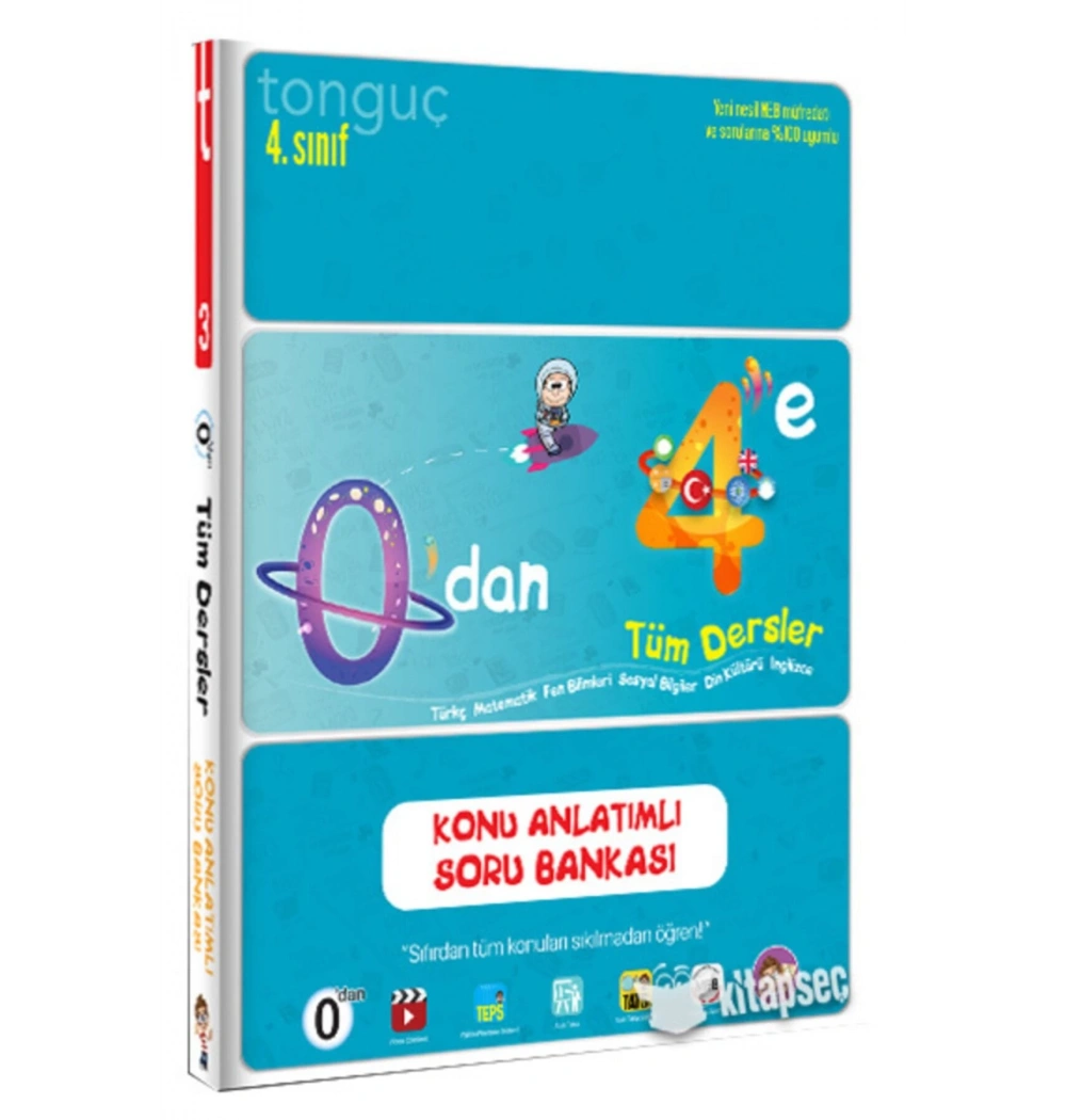 Tonguç 4.Sınıf Tüm Dersler Konu Anlatımlı Soru Bankası