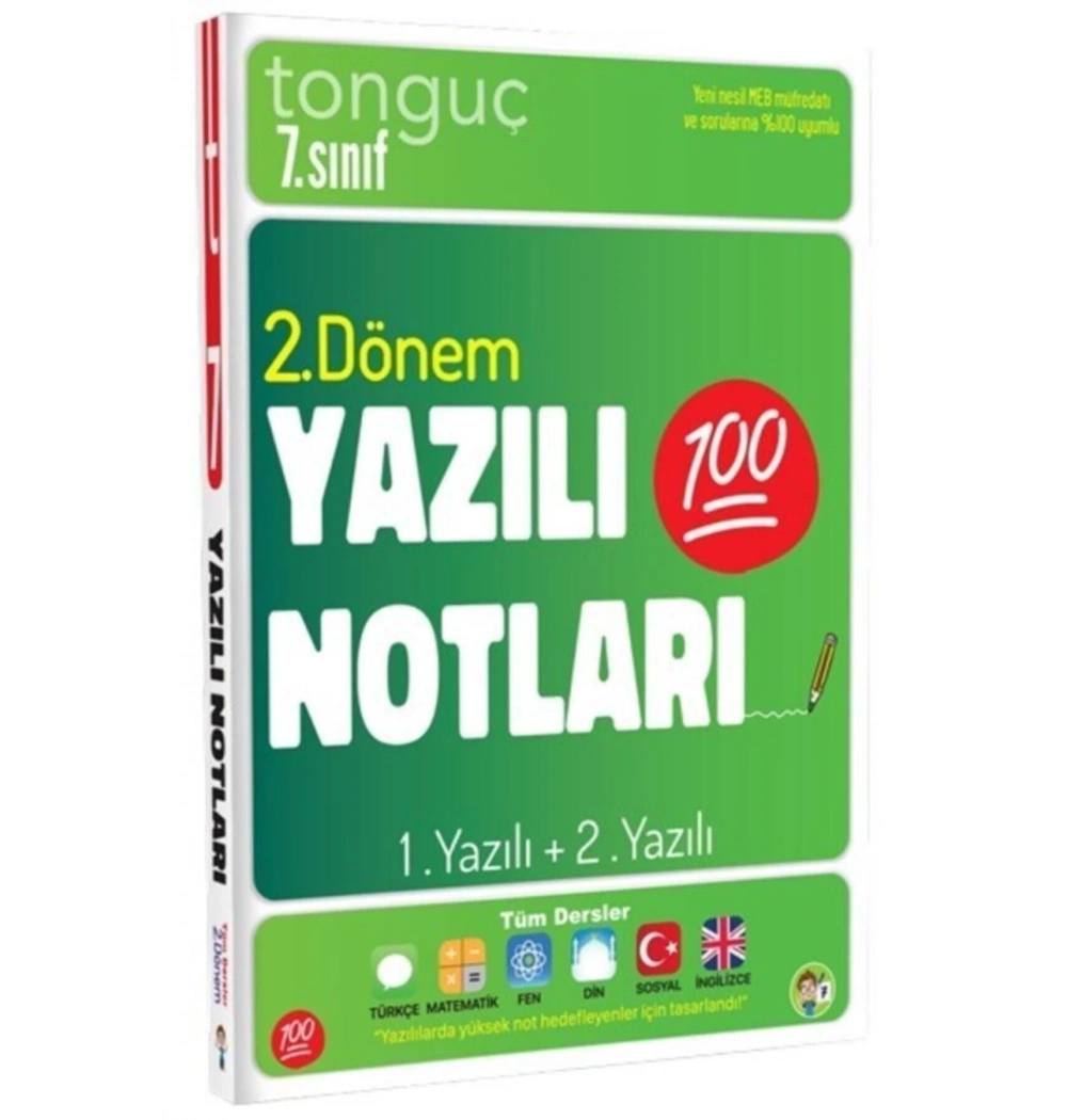 Tonguç 7.Sınıf Yazılı Notları 2.Dönem 1.Yazılı