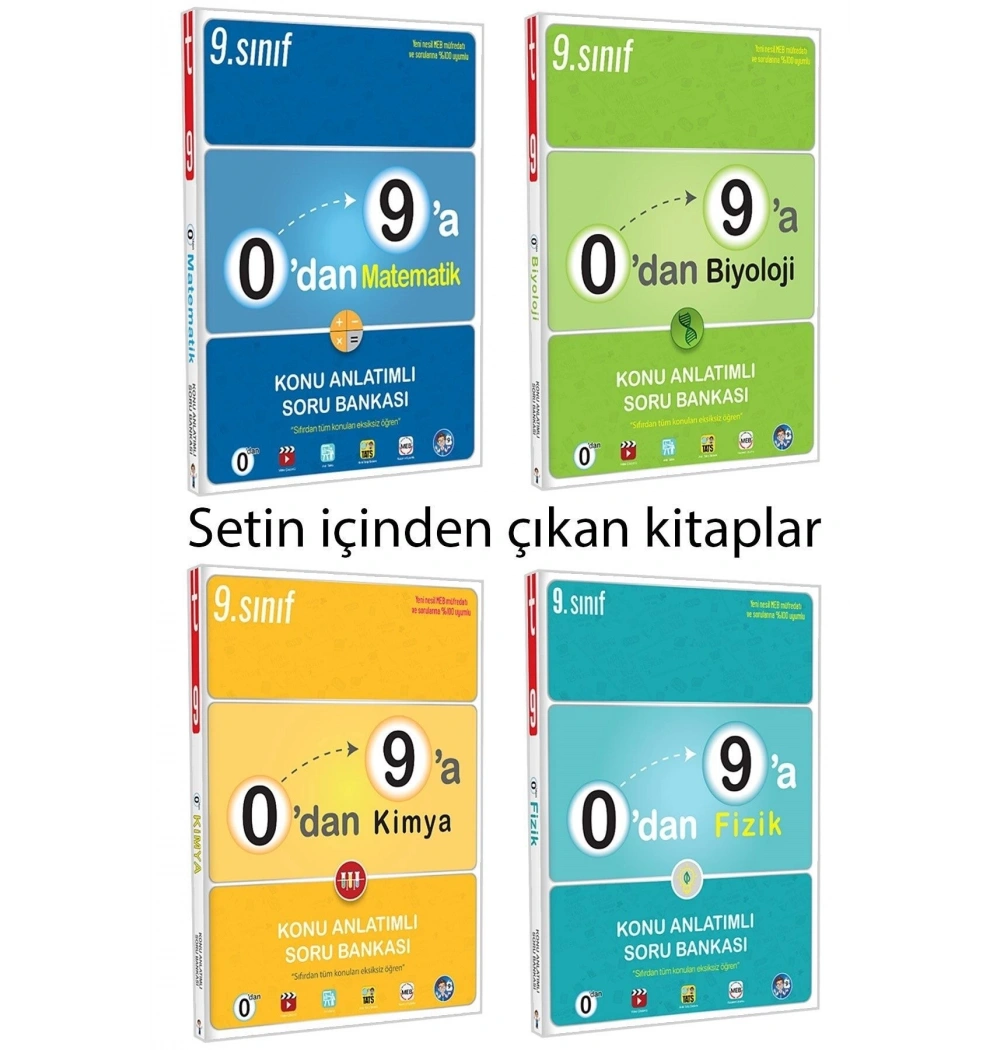 Tonguç 0 Dan 9 A Sayısal Konu Anlatımlı Soru Bankası Seti