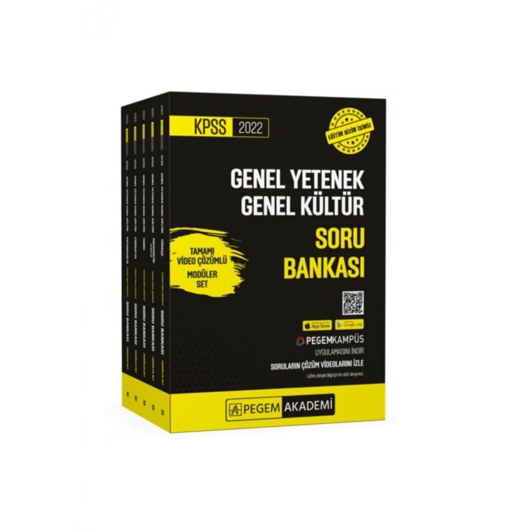 Pegem Kpss 2022 Gy Gk Modüler Soru Bankası Seti 5 Li