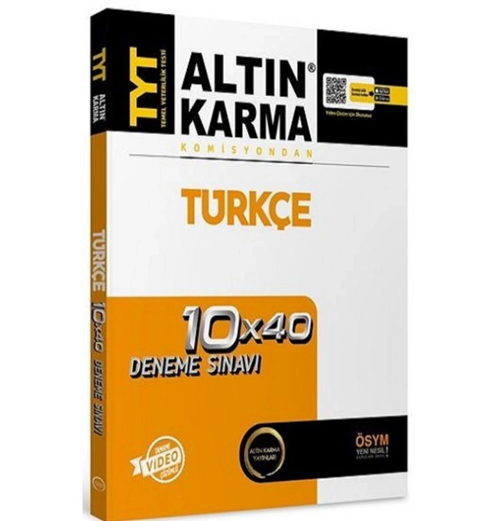 Tyt Altın Karma Türkçe 10X40 Deneme