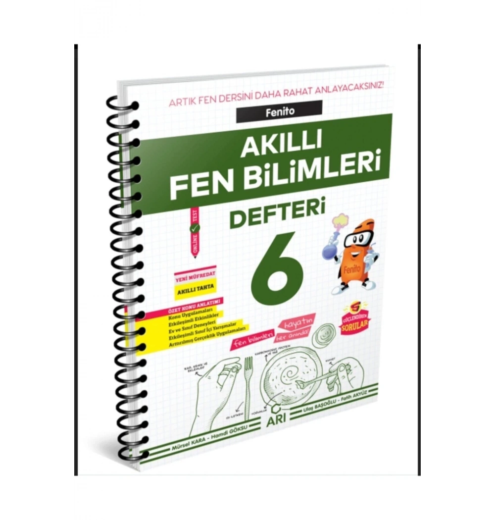 Arı 6.Sınıf Akıllı Fen Bilimleri Defteri Fenito