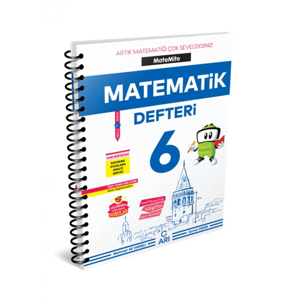 *Özel Fiyat * Arı 6.Sınıf Matematik Defteri Matemito 129