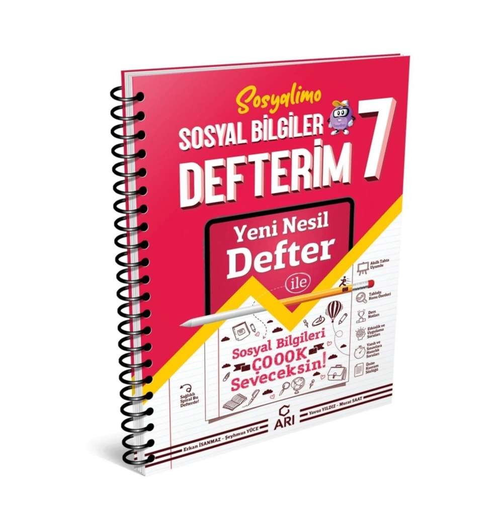 Arı 7.Sınıf Sosyal Bilgiler Defterim Sosyalimo