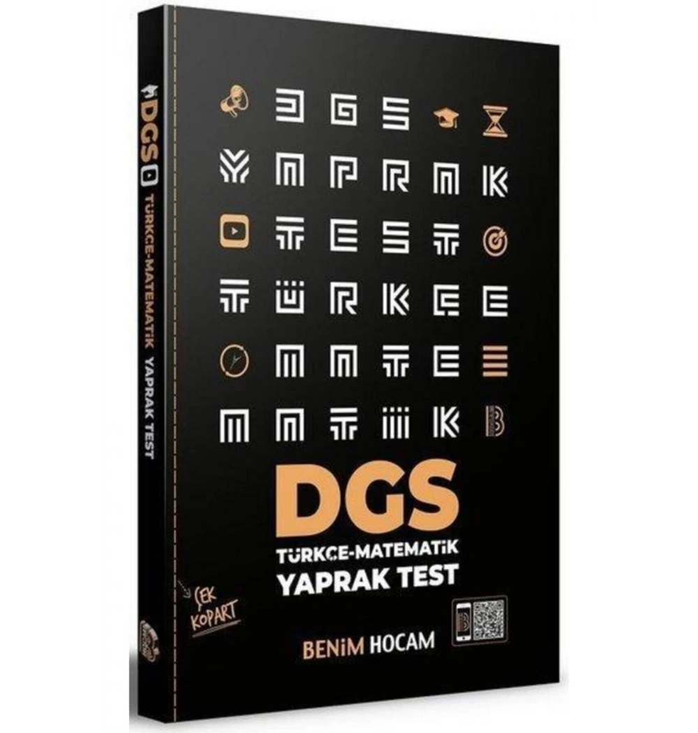 Dgs Türkçe Matematik Yaprak Test  Benim Hocam