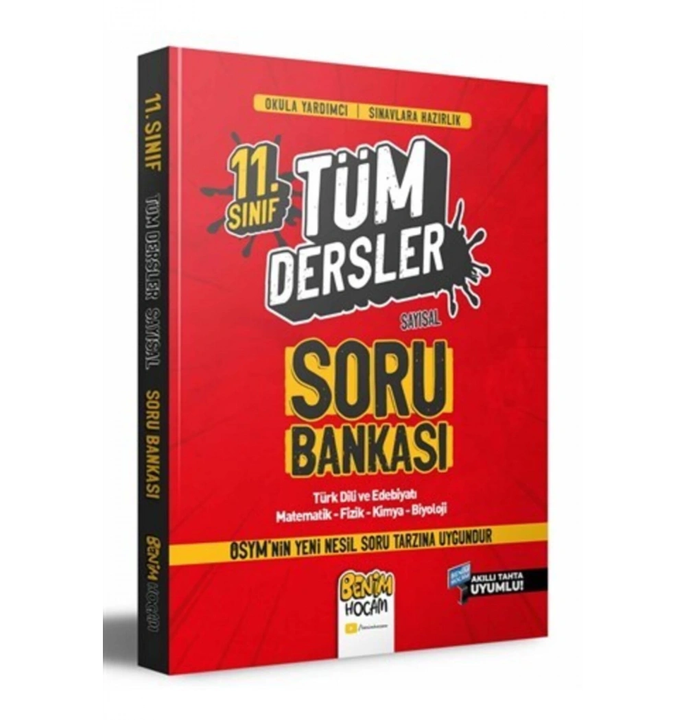 11.Sınıf Tüm Dersler Sayısal Soru Bankası  Benim Hocam Yayın