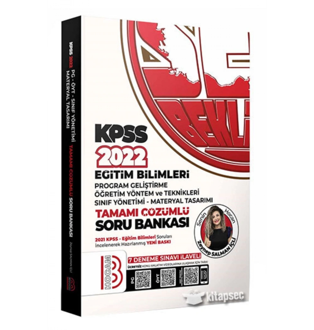 Kpss 2022 Eğitim Bilimleri Çözümlü Soru Bankası  Benim Hocam