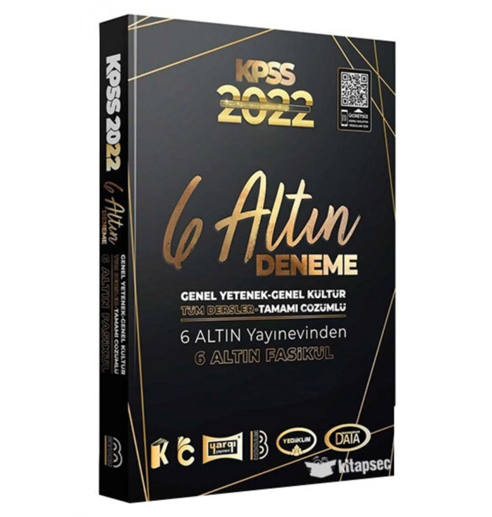Kpss 2022 Gy Gk Tüm Dersler 6 Altın Çözümlü Deneme  B.Hocam