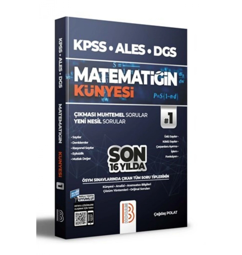 Kpss Ales Dgs Matematiğin Künyesi 1.Kitap Benim Hocam