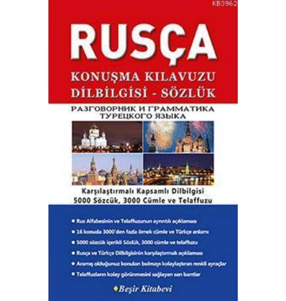 Rusça-Türkçe Konuşma Kılavuzu Renkli B.O.Doğan Beşir Kit