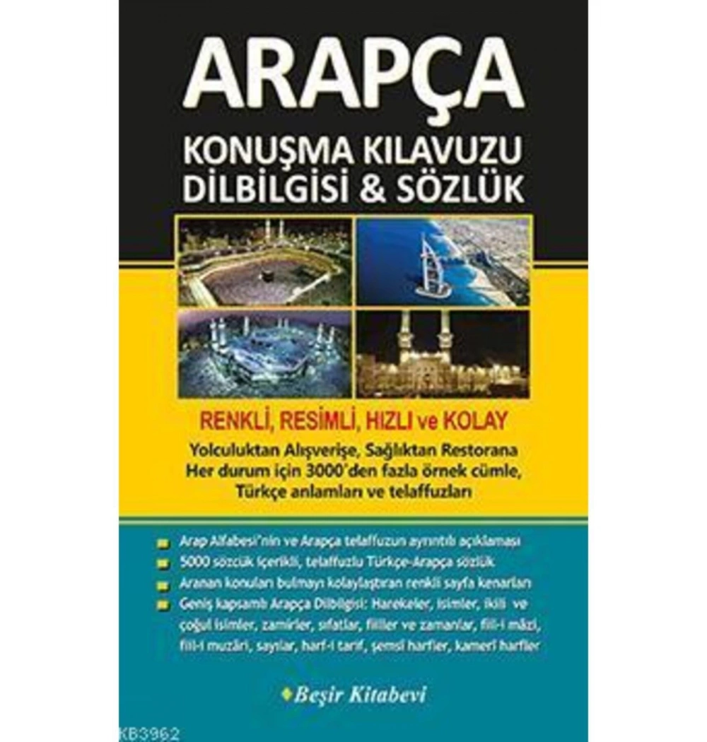 Arapça Konuşma Kılavuzu Dilbilgisi Sözlük Beşir Yayın