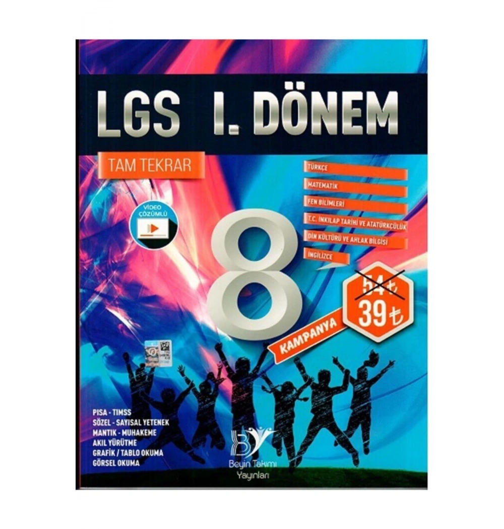 8.Sınıf Lgs 1.Dönem Tam Tekrar Soru Bankası 2020 Beyin Takımı Yayınları