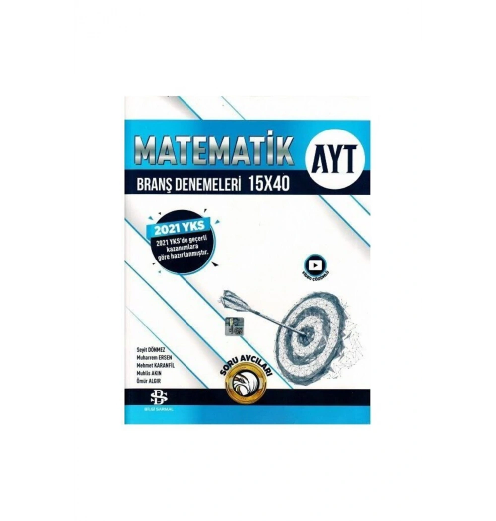 Ayt Matematik 15X40 Branş Denemeleri  Bilgi Sarmal