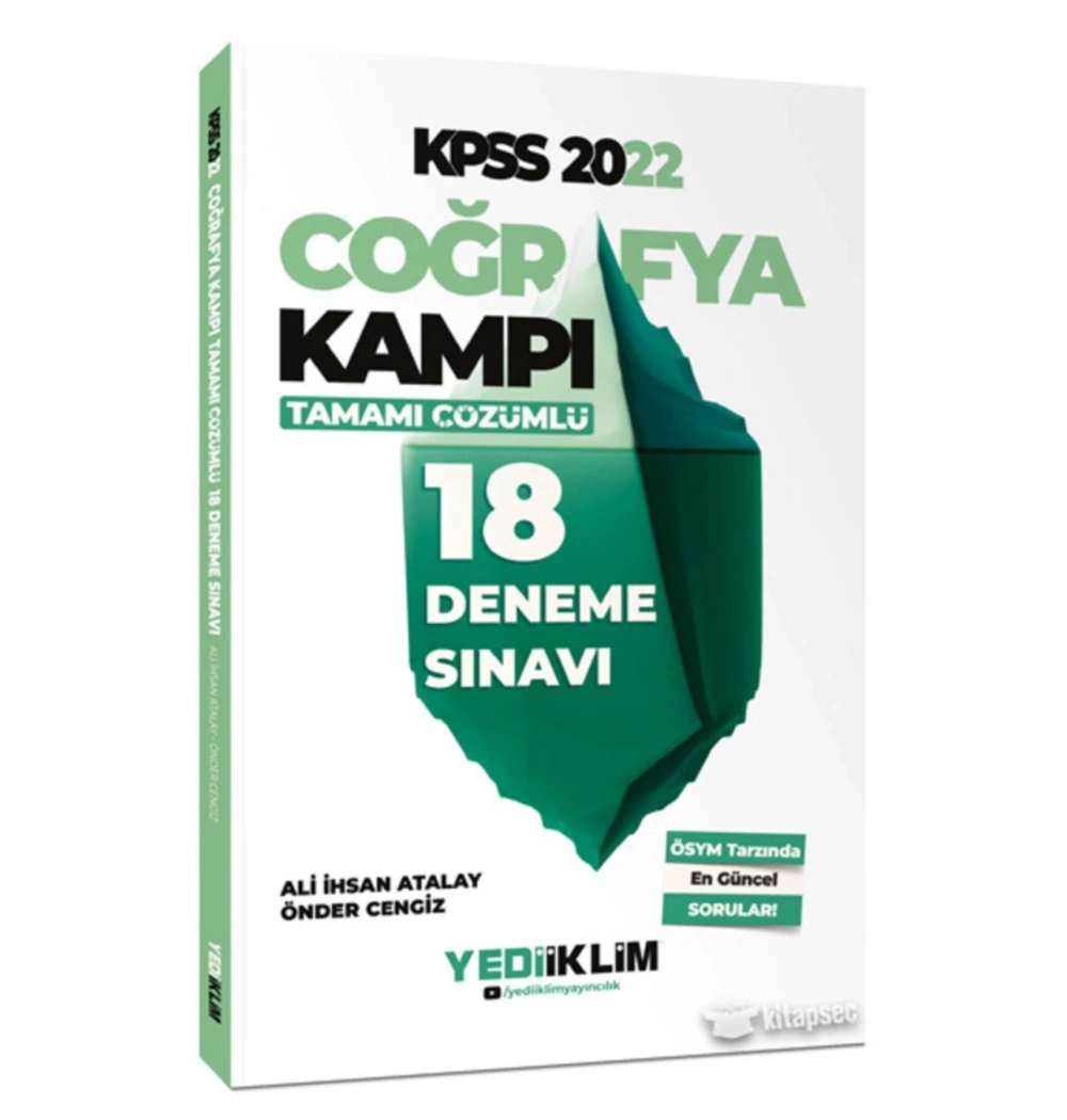 Kpss 2022 Coğrafya 18 Çözümlü Deneme  Yediiklim